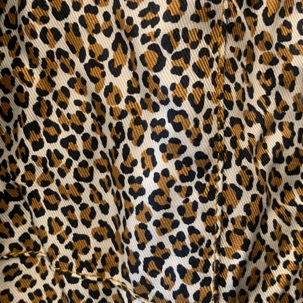 Leopard Print Work Pants - image 2